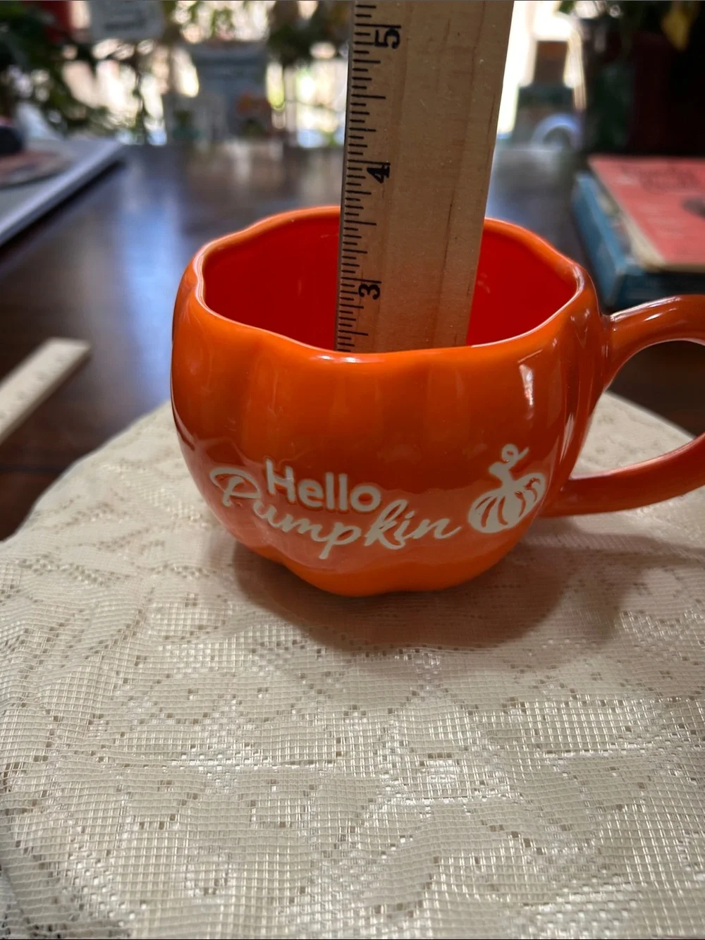 Coffee Tea Cup with “Hello Pumpkin” Get Ready for the’Ber Months w/ A New Cup